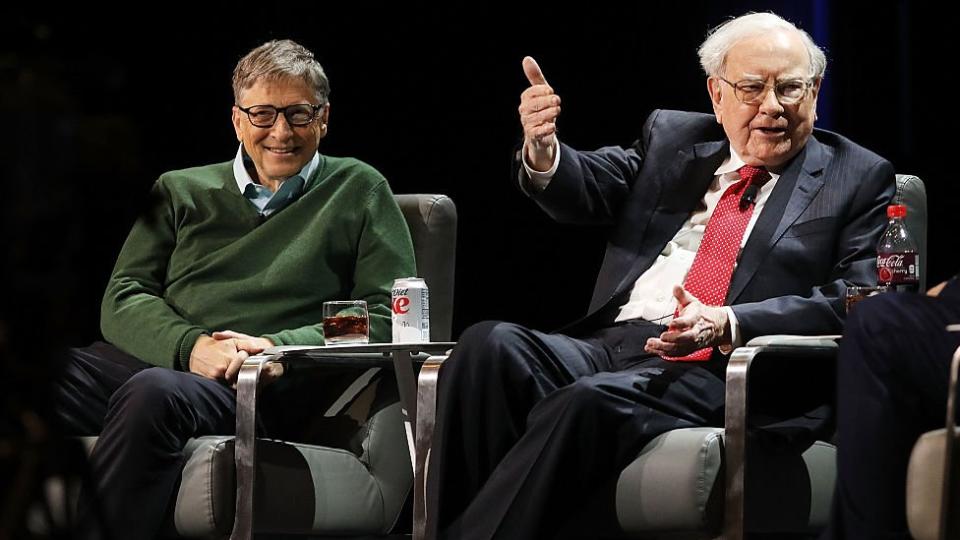 Bill Gates y Warren Buffet.