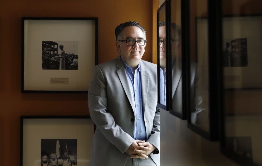 LOS ANGELES-CA-MAY 19, 2023: Hector Villagra, Executive Director at the ACLU of Southern California, is photographed on May 19, 2023. (Christina House / Los Angeles Times)