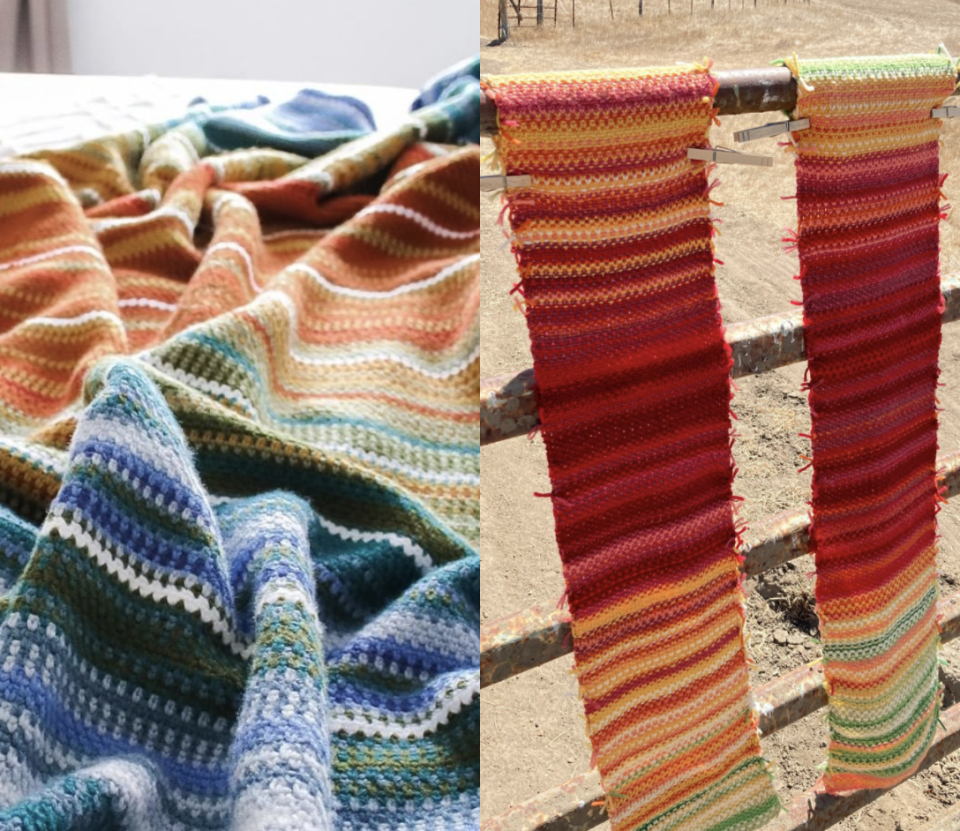 What are temperature blankets? Activists reimagine knitting trend as ...