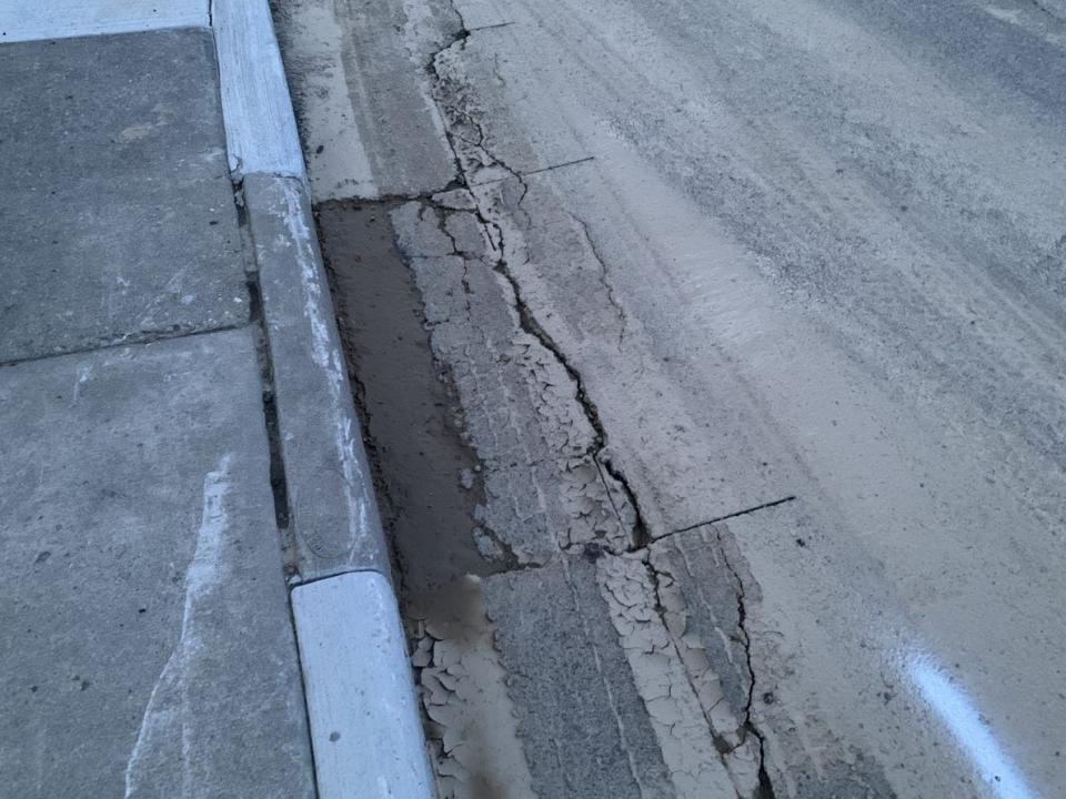 Several roads in Oakwood are closed following a major water main break Sunday morning.