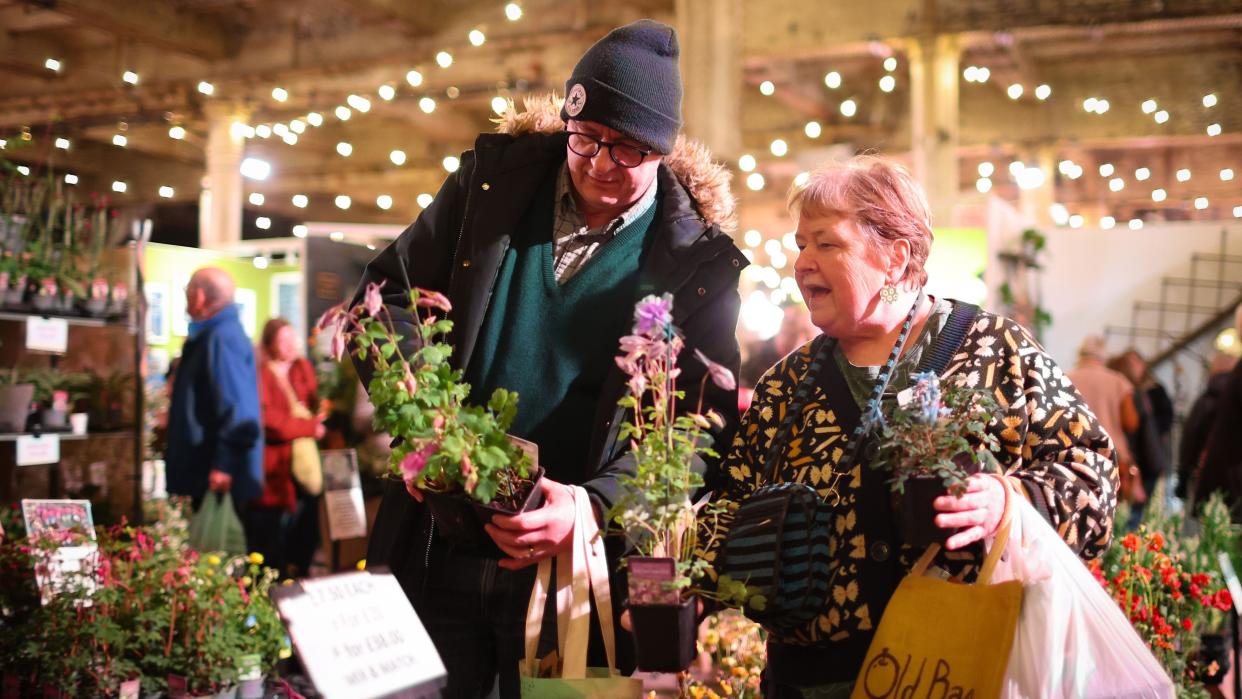 Visitors at RHS Urban Show in Manchester