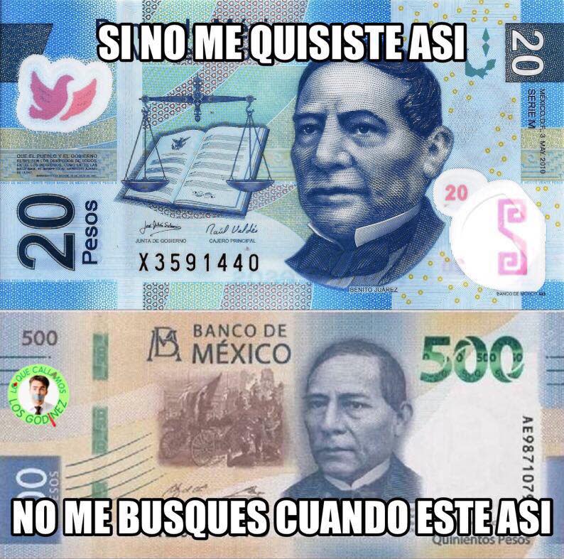 Memes por el nuevo billete de 500 pesos en México