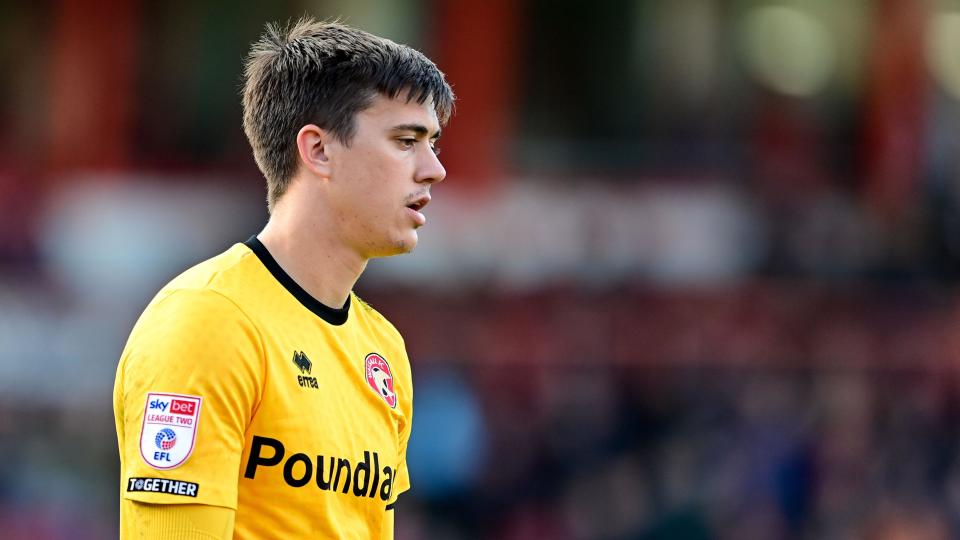 Owen Evans in action for Walsall