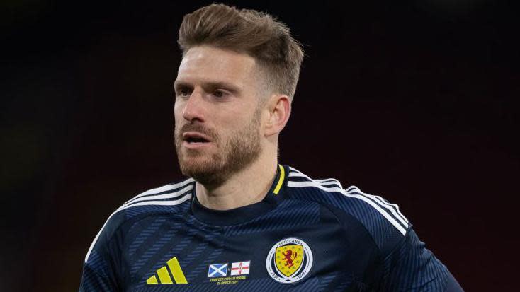 Stuart Armstrong in action for Scotland against Northern Ireland