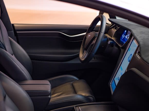 Model S interior.