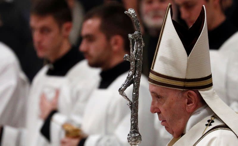 Christmas Eve mass at the Vatican