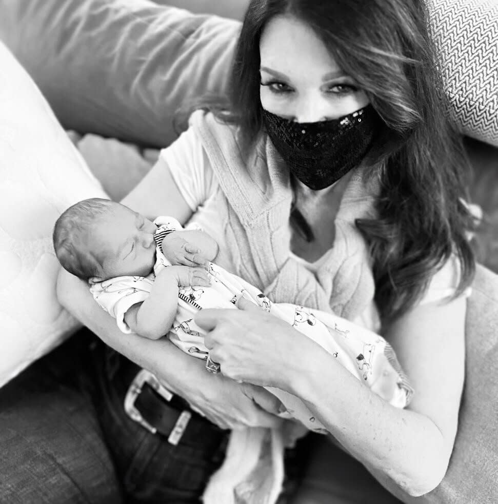 Lisa Vanderpump Introduces Her First Grandchild, Pandora's Son Theodore: 'Obsessively in Love'