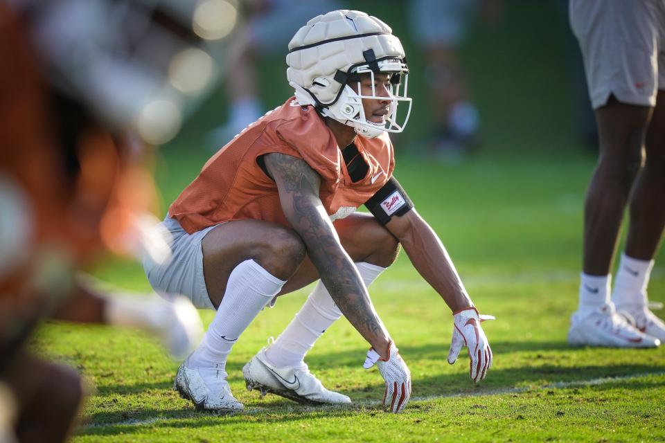 Texas senior Gavin Holmes is among the candidates to start at cornerback for the Longhorns, who must replace both starters from a year ago.