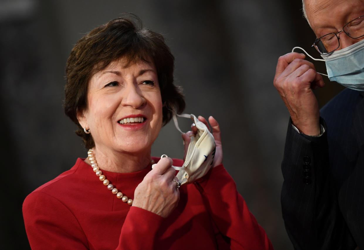 <p>Republican senator Susan Collins</p> (EPA)