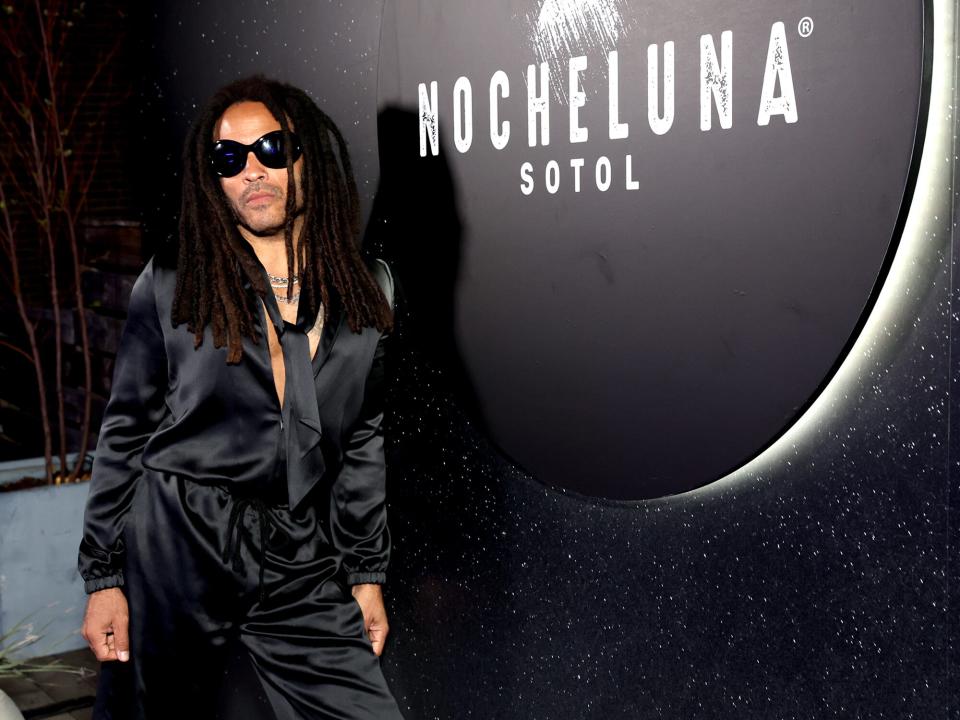 Lenny Kravitz attends as Lenny Kravitz Debuts Latest Venture – Nocheluna Sotol on October 12, 2022 in Brooklyn City