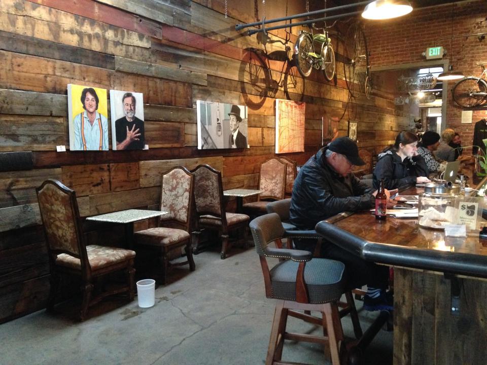 In this file photo, Romie Sidabras and Anna Lebedda sit at the Cranknstein bar.