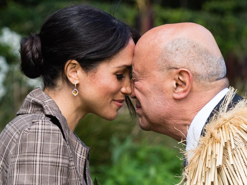 meghan markle hongi new zealand