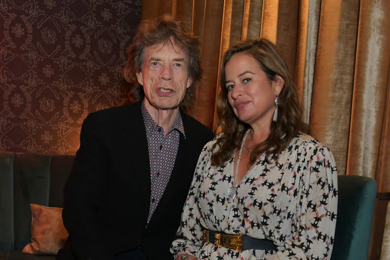 Jade y Mick Jagger en 2019