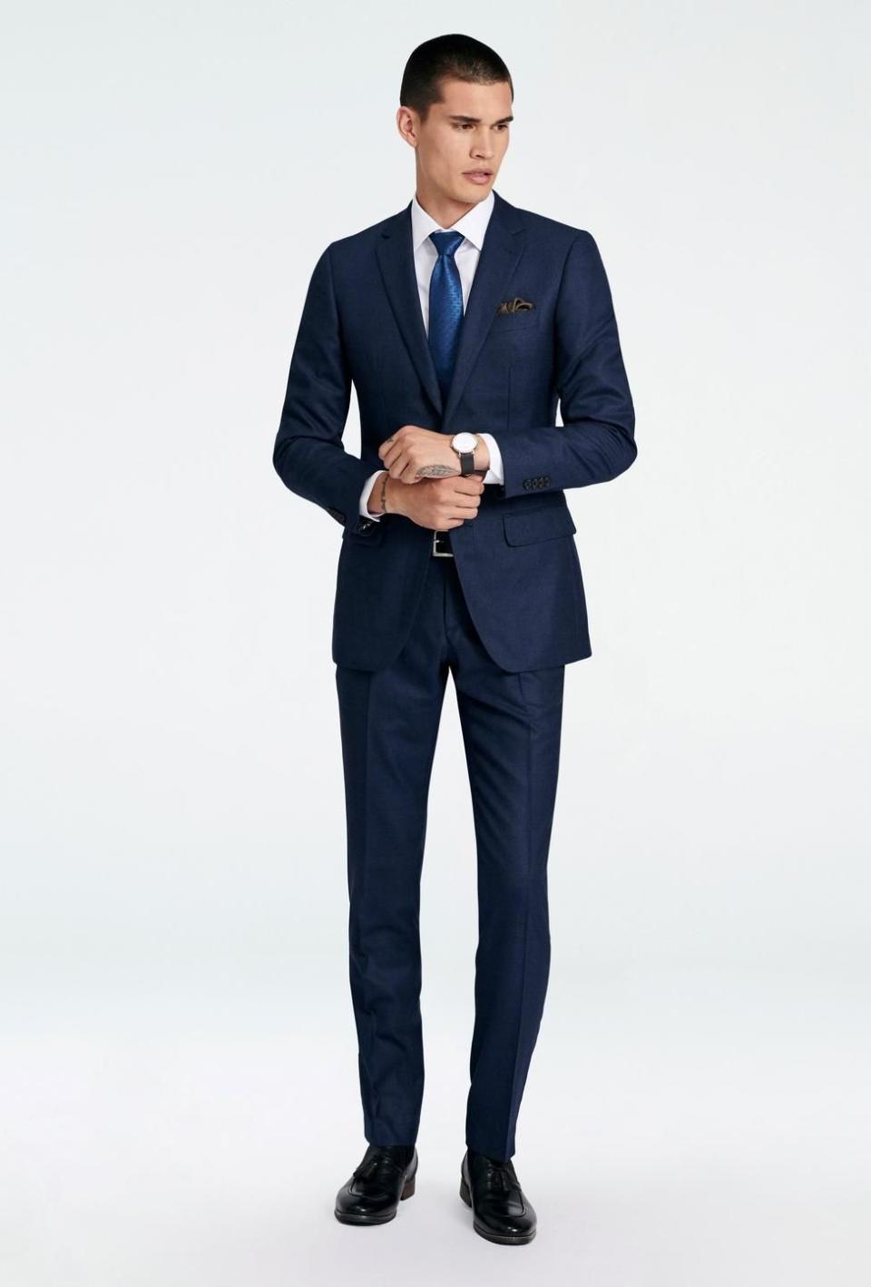 <p><strong>Indochino</strong></p><p>indochino.com</p><p><strong>$289.00</strong></p><p><a href="https://go.redirectingat.com?id=74968X1596630&url=https%3A%2F%2Fwww.indochino.com%2Fproduct%2Fbottsford-micro-check-navy-blazer&sref=https%3A%2F%2Fwww.menshealth.com%2Fstyle%2Fg39453380%2Fbest-blazers-for-men%2F" rel="nofollow noopener" target="_blank" data-ylk="slk:Shop Now" class="link ">Shop Now</a></p><p>For guys who prefer more formal styles, you can't go wrong with this sleek wool blazer from Indochino. Yes, it's on the conservative side, but this micro check pattern makes for an interesting twist. Plus, each order from Indochino is custom made for a perfect fit. </p>