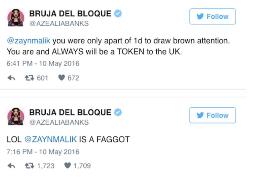 Azealia Banks' Twitter Account Gets Suspended Following Her Racist Zayn Malik Twitter Rant