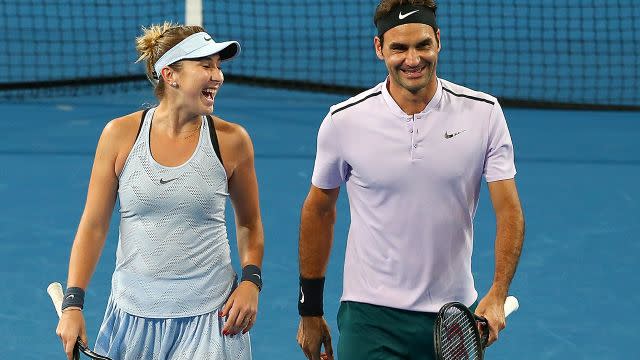 Can Federer and Bencic go all the way? Image: Getty