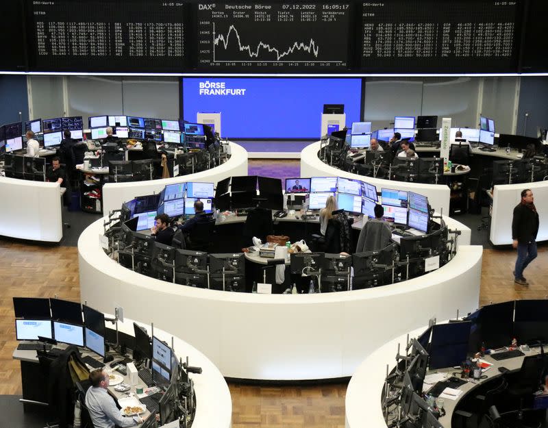 German share price index DAX graph is pictured at the stock exchange in Frankfurt