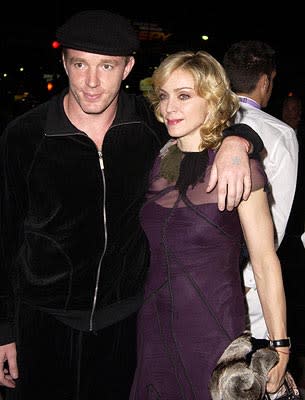 Guy Ritchie and Madonna at a Los Angeles screening of Screen Gems' Swept Away