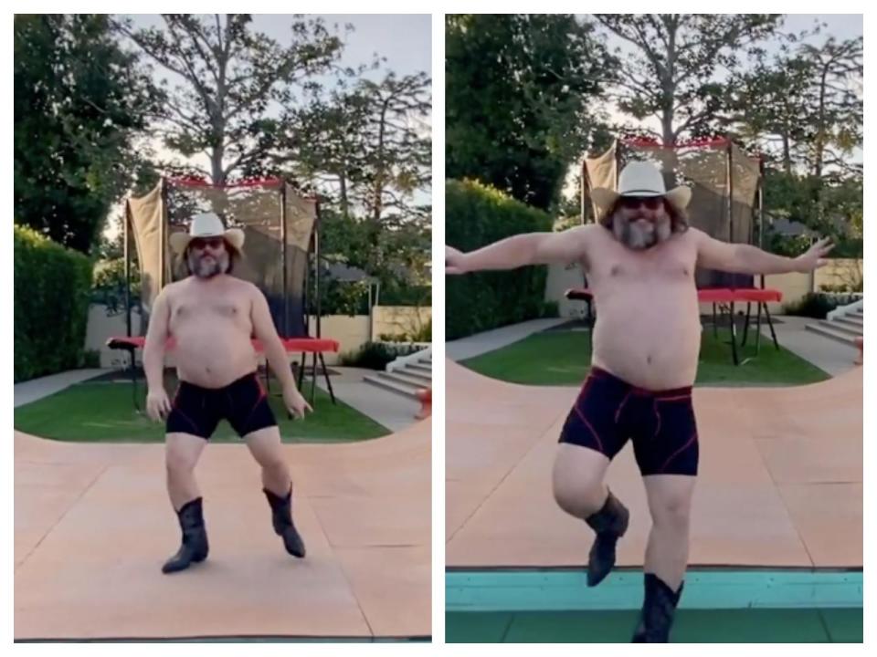 Jack Black dancing on TikTok: TikTok/@jackblack