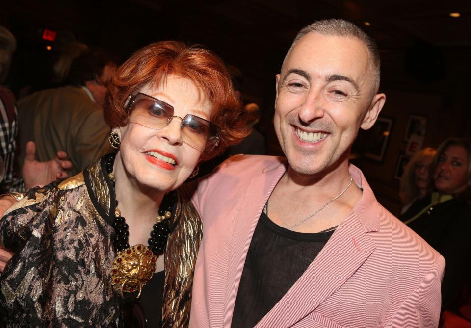 Arlene Dahl with Alan Cumming at a reception in New York in 2015v - Bruce Glikas/FilmMagic
