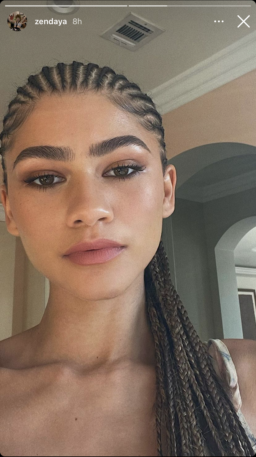 Zendaya Looks Stunning in New Cornrows — See Photos