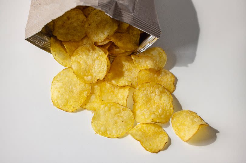 The crisps could be a hazard for some people