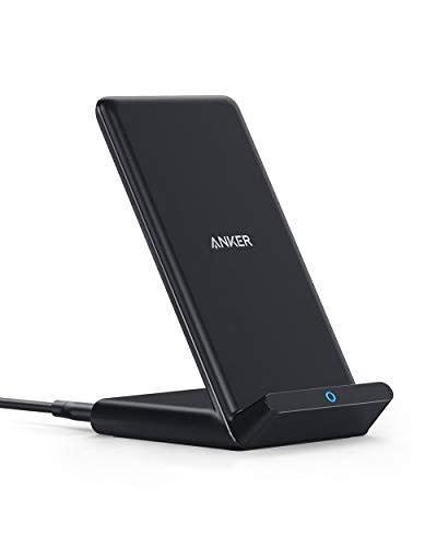 Anker Wireless Charger, PowerWave Stand, Qi-Certified for iPhone 12, 12 Mini, 12 Pro Max，SE,…