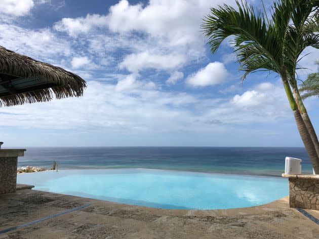 View from Fisheye View apartments in Rincón (Photo: Sarah Ruiz-Grossman/HuffPost)