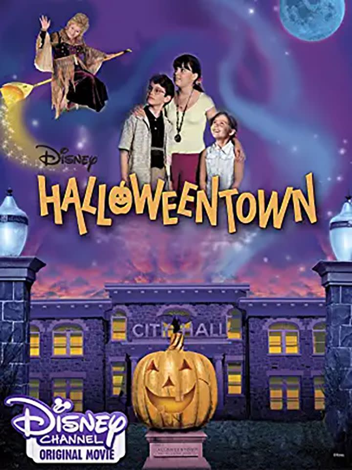 Video cover of 1998 Disney film Halloweentown