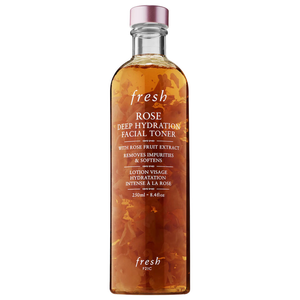 fresh Rose & Hyaluronic Acid Deep Hydration Toner. Image via Sephora