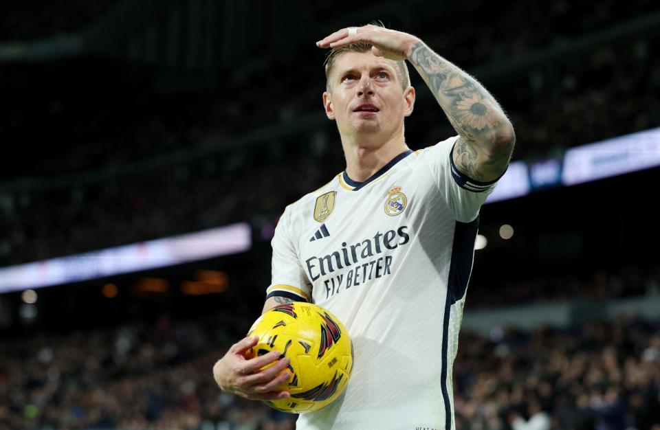 <span>The announcement of Tony Kroos’ retirement fits that too, fits the way he plays: no flash, no fireworks.</span><span>Photograph: Isabel Infantes/Reuters</span>