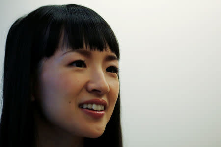 Japanese author and creator of the KonMari Method to declutter, Marie Kondo, is interviewed by Reuters at the South by Southwest (SXSW) Music Film Interactive Festival 2017 in Austin, Texas, U.S., March 11, 2017. REUTERS/Brian Snyder