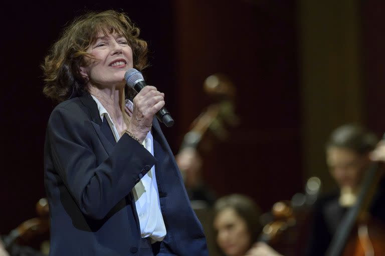 Jane Birkin durante el Festival Antige en Ginebra, en febrero de 2018.