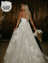 <p>For the ceremony, Duncan created a custom gown inspired by a combination of two different designer dresses which she describes as "very classic, sleek and timeless — but with a flair." </p>