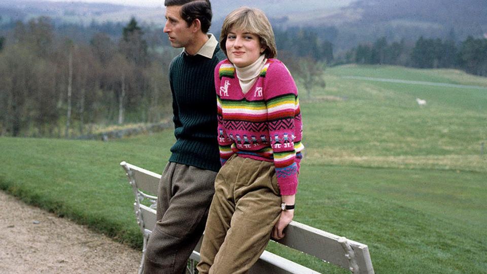 Princess Diana and Prince Charles pictured at Balmoral in 1981