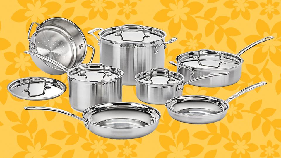 This 12-piece Multiclad cookware set is our pick for best affordable cookware set—and right now you can get it an additional $60 off at Macy's.