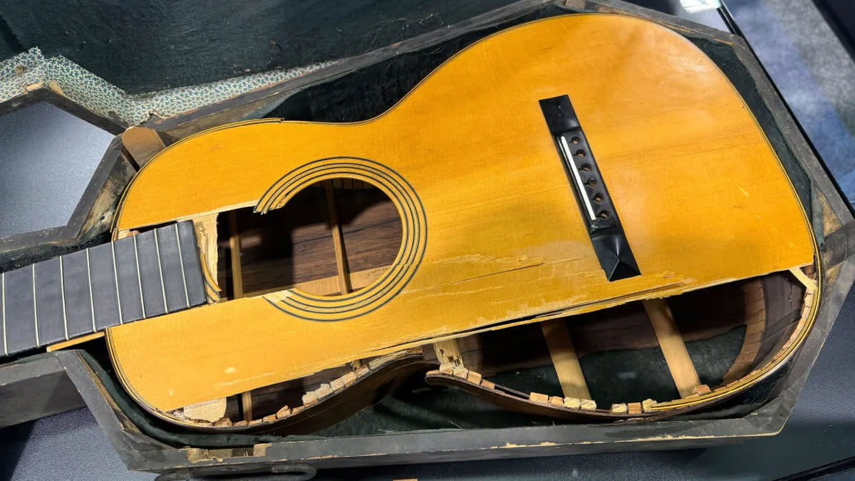  The Martin guitar Kurt Russell destroyed. 