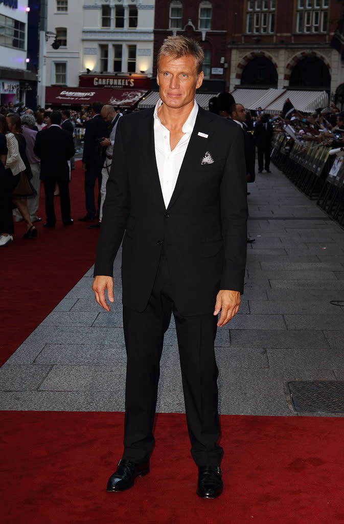 The Expendables UK Premiere 2010 Dolph Lundgren