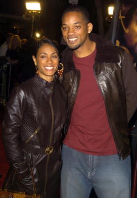 Jada Pinkett Smith and Will Smith at the LA premiere of Warner Bros. The Last Samurai