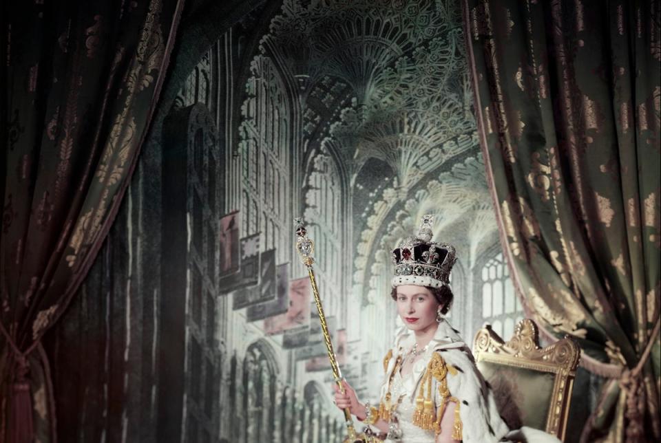 The coronation of Queen Elizabeth II in 1953 (PA)