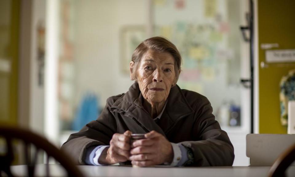 Glenda Jackson in a scene from the BBC TV drama Elizabeth Is Missing, 2020.