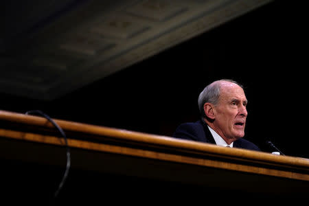 Former U.S. Senator Dan Coats (R-IN) testifies before the Senate Select Committee on Intelligence on his nomination to be Director of National Intelligence in Washington February 28, 2017. REUTERS/James Lawler Duggan