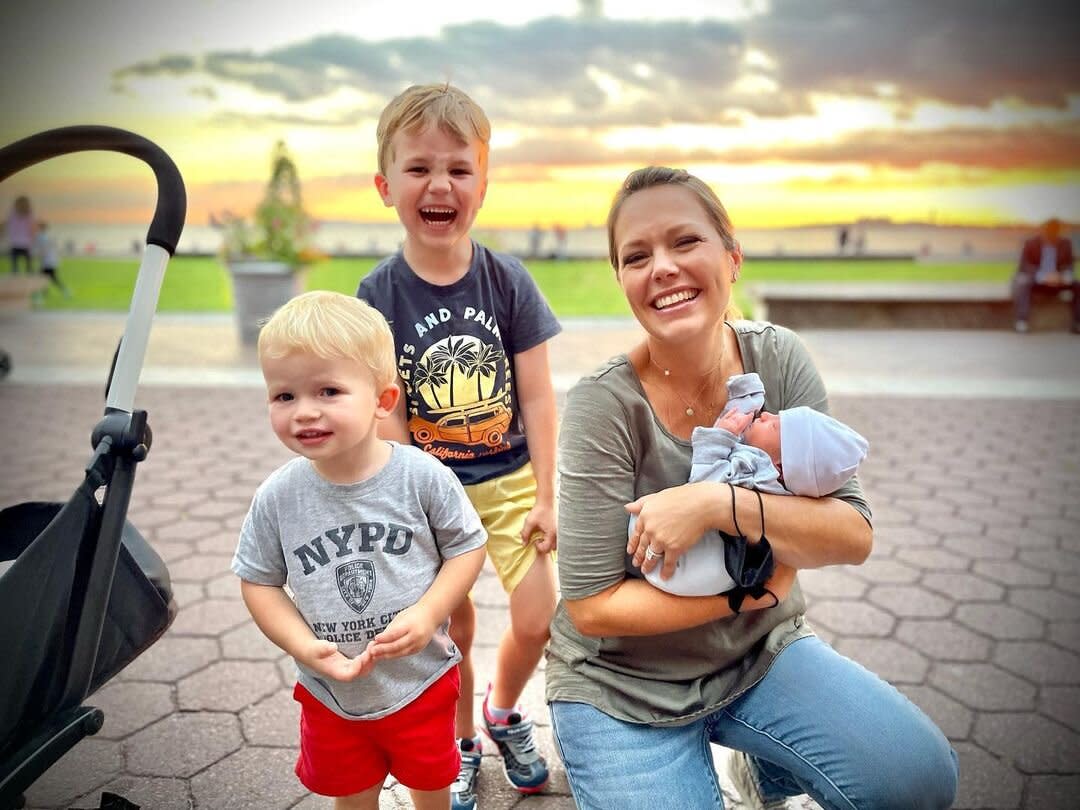 Dylan Dreyer family walk