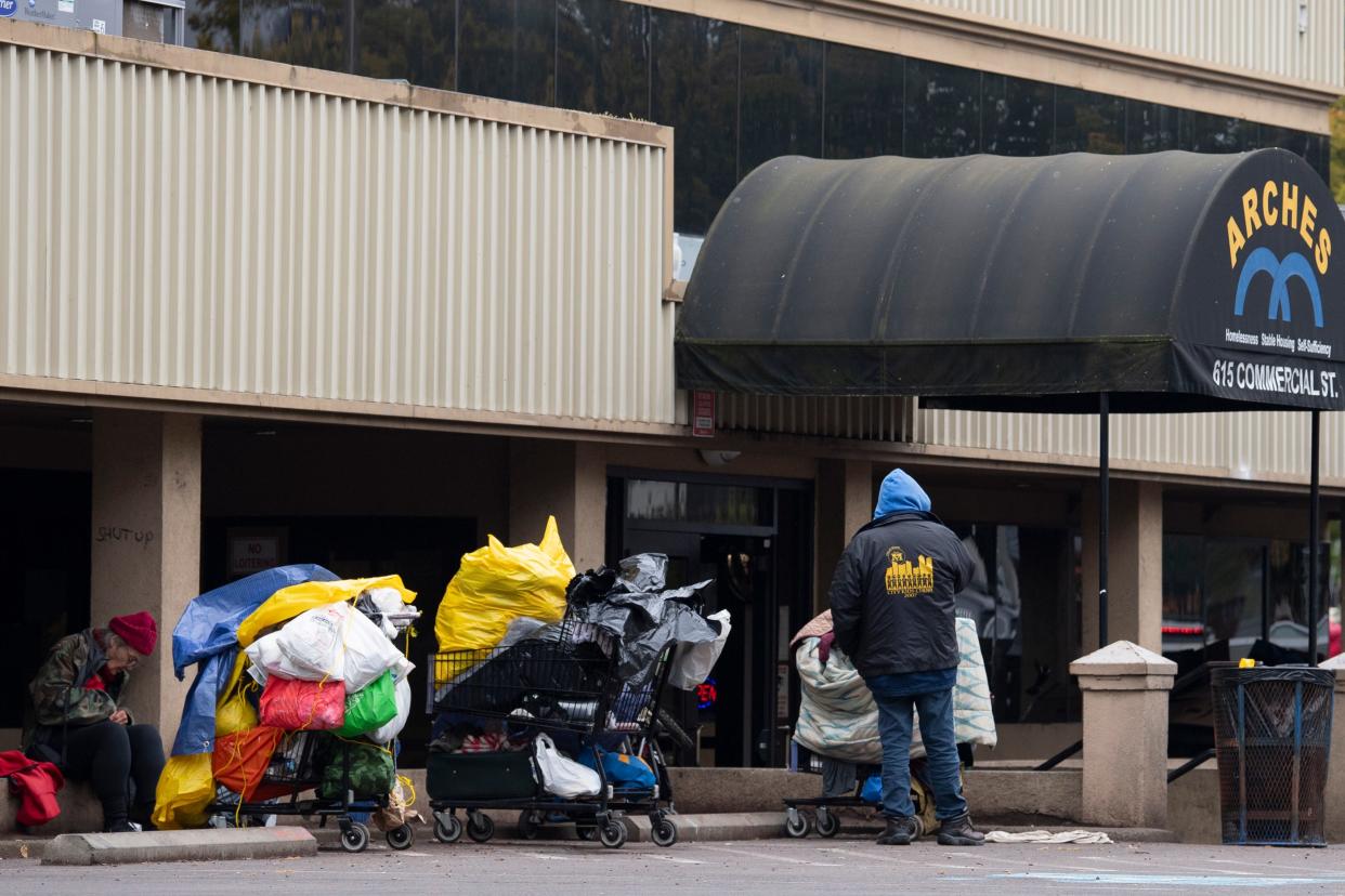 Agencies that work with the unhoused are scrambling to find resources to provide shelter during a cold snap forecast for the Salem area after drastic state funding cuts.