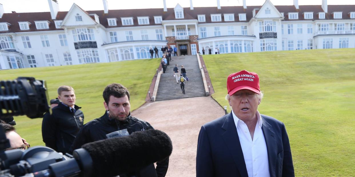 Donald Trump Turnberry resort Scotland