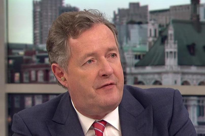 Carry on: Piers Morgan has said he think Declan Donnelly should present without Ant McPartlin (ITV)