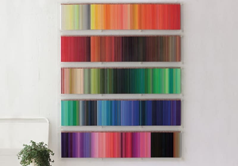 Colored Pencil Wall Display