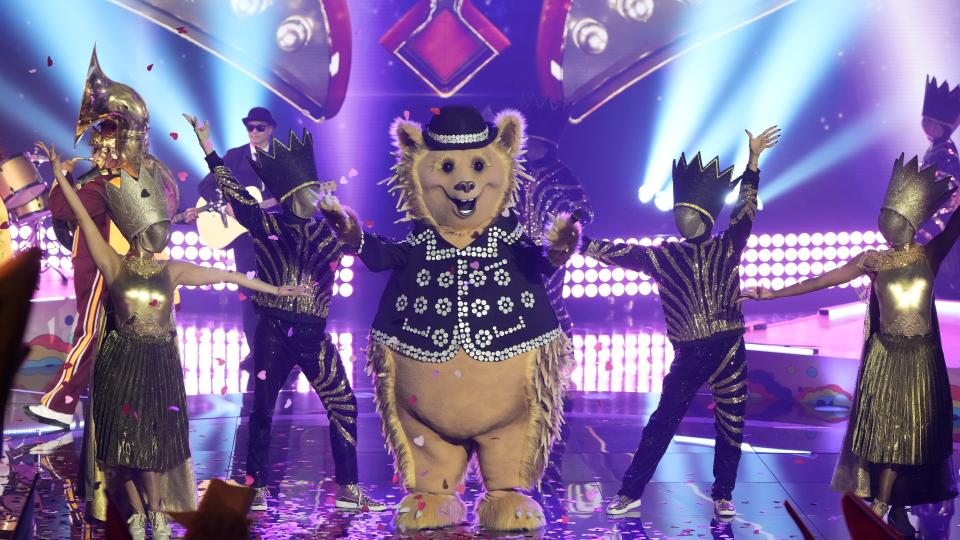 Hedgehog performs on The Masked Singer