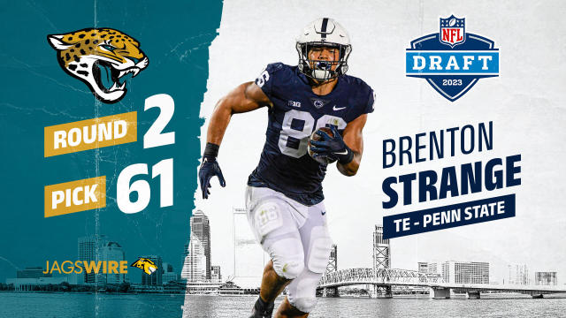 Jaguars draft Penn State TE Brenton Strange with No. 61 pick