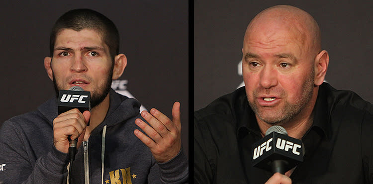 Khabib Nurmagomedov and Dana White UFC 229 Press Conference